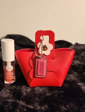 Coach Mini Hang Tag & Unbranded Mini Bag Keychain